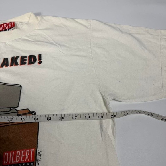 Vintage Dilbert Surf Naked T-Shirt  Men's Larg - Picture 4 of 6